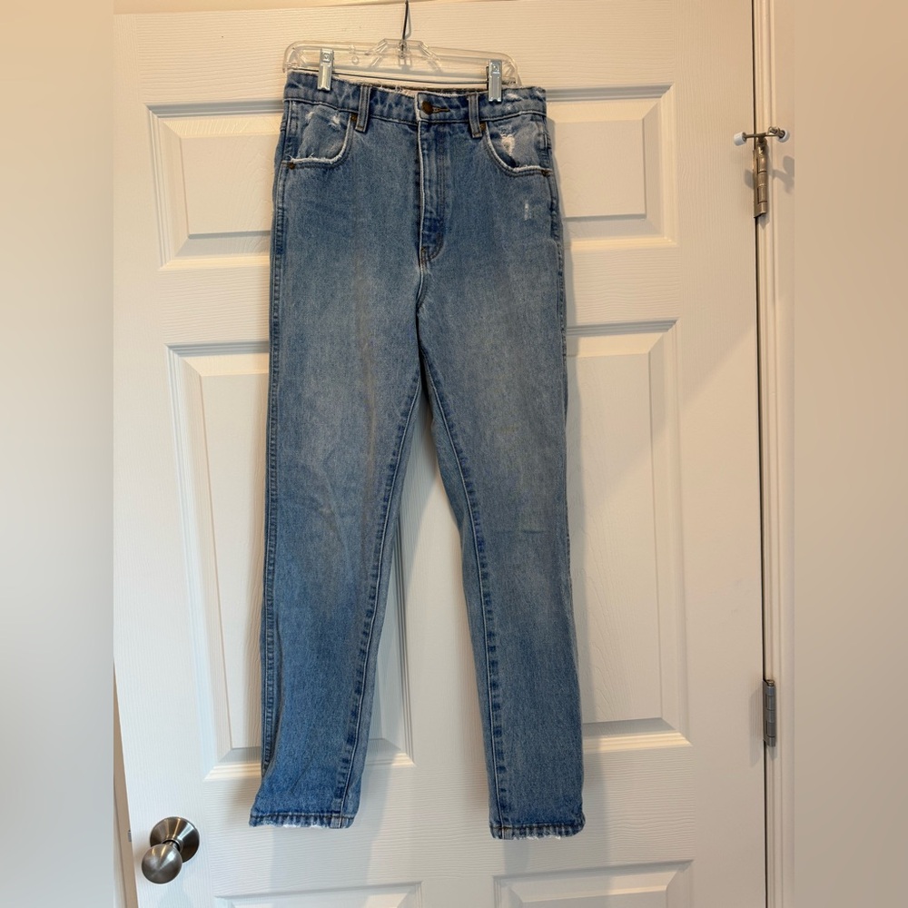 Rollas Duster High Rise Relaxed Blue Jeans - Size 26